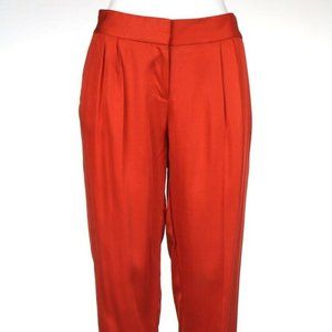 Last Chance! Cropped Orange Trouser -  8 (EUC) Lyocell Eucalyptus